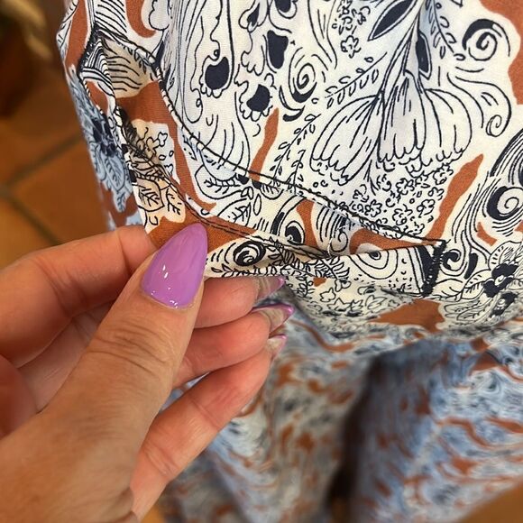 Anthropologie Hei Hei Lalasa Boho Paisley Wide Leg Palazzo Pants, S! - Picture 6 of 8